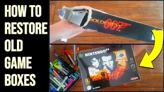 How to [DIY] & Restore Old Game Boxes | Retro Gaming Collecting