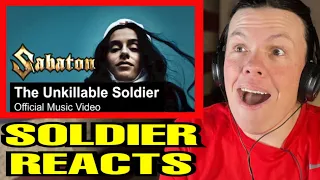 Sabaton - The UNKILLABLE Soldier!!! (US Soldier Reacts to Official Music Video)