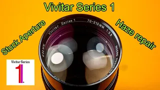 Repairing Vivitar Series 1 70-210mm F3.5 lens (Tokina).