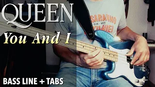 Queen - You And I /// BASS LINE [Play Along Tabs]