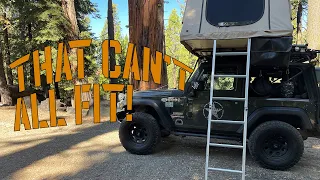 2 Door Jeep Wrangler Overland Camping Build