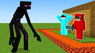 MUTANT ENDERMAN vs TAJNA BAZA w Minecraft!