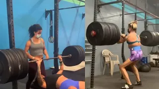 Woman Uses FAKE WEIGHTS In The Gym #2