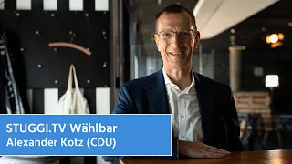 CDU-Spitzenkandidat Alexander Kotz in der STUGGI.TV-Wählbar | STUGGI.TV