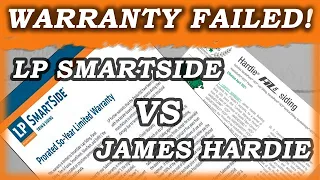 LP Smartside Siding VS James Hardie Siding (Warranty Failed)