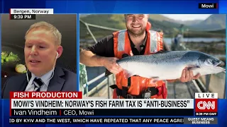 Mowi CEO: Norway's fish farm tax is anti-business