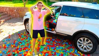 INSANE PLASTIC BALLS CAR PRANK TO MY BOYFRIEND!