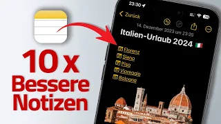 iOS 17: Apple Notizen für iPhone - 10 Funktionen, die du kennen musst