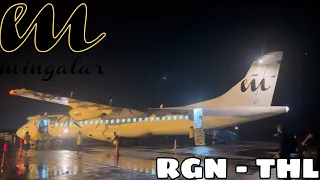 Mingalar Airlines Flight Experience:K74850 Yangon to Tachileik