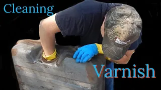 Cleaning Varnish in a Gas Tank at Home and Cheap!  Getting Old Cars back on the Road!