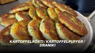 Kartoffelrösti , Kartoffelpuffer ,  Draniki