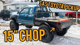 Custom Toyota Flatbed CHOPPED | Bob The Bed