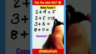 Maths Puzzle🔥Magic tricks😱 #shorts #short #youtubeshorts #shortvideo #mathspuzzle #mathstricks