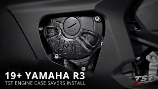 How to install TST Engine Case Savers on a 2019+ Yamaha R3 by TST Industries