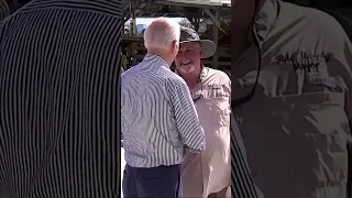 President Biden surveying Hurricane Ian damage in Florida: 'No one fucks with a Biden.' #shorts