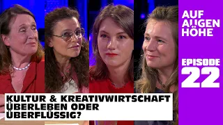 KULTUR & KREATIVWIRTSCHAFT - ÜBERLEBEN ODER ÜBERFLÜSSIG? mit J. Neigel, G. Gysi, P. Conrad, K. König