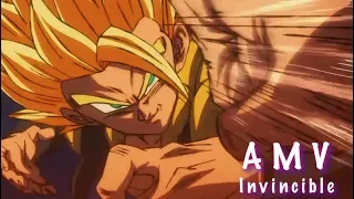 DBS Broly Amv Invincible - Broly Vs Gogeta, Goku, Vegeta and Frieza