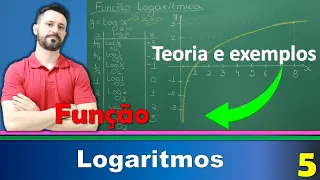 LOGARITMO - Curso completo | # Aula 5 - Função Logarítmica e gráfico da função logarítmica.