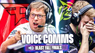 NiP put up a Strong Fight! FaZe v NiP VOICE COMMS | Blast Fall Finals