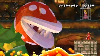 New Super Mario Bros. Wii - Final Boss Evil Piranha Plant & Ending