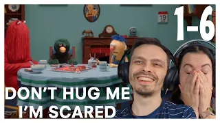 Don't Hug Me I'm Scared REACTION // YouTube Shorts 1-6