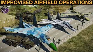 Could Su-27, Mig-29A Or Su-25 Operate From Improvised Roads Or Grass Airfields? | DCS