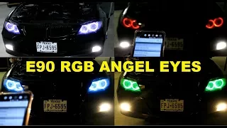 RGB Angel Eyes On My E90 For That LCI Look.