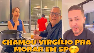 🔥 CARLINHOS MAIA CHAMOU SEU VIRGÍLIO PRA MORAR COM ELE EM SP 🤭 OLHA A REAÇÃO DELE 🤣🤣