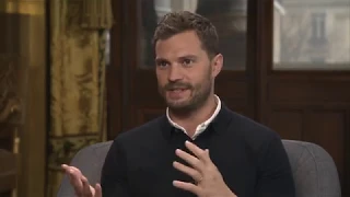 Jamie Dornan tries to convince that his wife really HASN"T seen the Fifty Shades films!