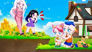 Baby Anna & Alex vs Baby Lisa - Difference Between Rich & Poor | Gacha Club | Ppg x Rrb Gacha Life