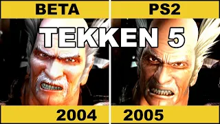 Tekken 5 - Beta Intro Difference Arcade and PS2 Comparison