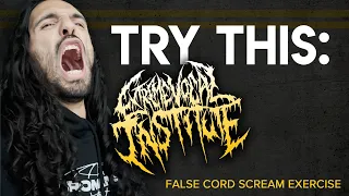 Try this false cord scream exercise!
