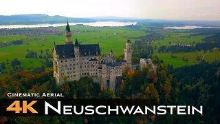 NEUSCHWANSTEIN CASTLE 🇩🇪 4K Drone Aerial Drohne | Allgäu Bavaria Bayern Germany Deutschland