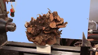 The Wicked Root Ball Wood Turning