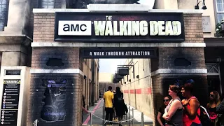 The Walking Dead Walk Through Attraction, Full Tour, Universal Studios Hollywood
