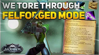 MY MOST INSANE FELFORGED JOURNEY YET! | WoW w/ Random Abilities | Project Ascension FELFORGED
