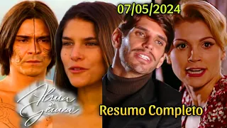 Alma Gêmea - 07/05/2024 Terça-feira (Capítulo 07) Resumo Completo da Novela Alma Gêmea