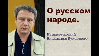 О русском народе. Мнение Владимира Буковского.