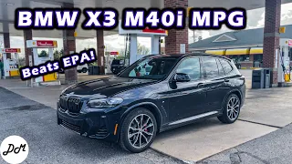 2022 BMW X3 M40i – Fuel Economy Test | Real-world Highway MPG