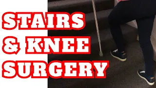 6 Weeks After Knee Replacement (Stairs) #ClinicCAM