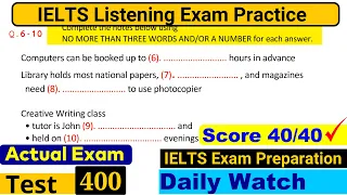 IELTS Listening Practice Test 2024 with Answers [Real Exam - 400 ]