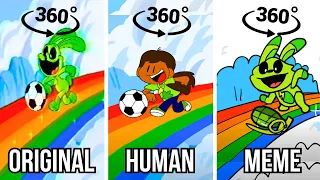 Smiling Critters Original vs Human vs Meme in 360 VR Cinema | Poppy playtime animation