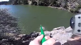 Ennis Lake Montana Cliff Jumping 9/1/14