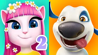 Episode 3579 | My Talking Angela 2 Vs My Talking Hank  | iOS ipad Android.Epic GAmeplay