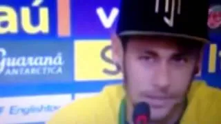 Neymar chorando ao pensar que poderia estar em uma cadeira de rodas! Emoção! Part 2