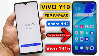 Vivo Y19 Frp Bypass Android 12 | Vivo Y19-1915 Google Lock Bypass | New 2023 | Vivo Y19 Frp Unlock |