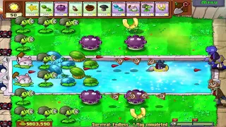 All Pea PvZ vs Fume Shroom vs Giga Gargantuar Epic PvZ Hack | Plants vs Zombies Crumbs mode