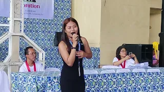 Rosette Libardo Sing Never Enough during SOLO PARENTS DAY on April 23,2024