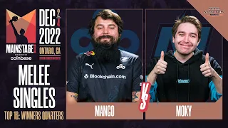 Mang0 (Falco) vs moky (Fox) - Melee Top 16 Winners Quarter-Final  - Mainstage 2022