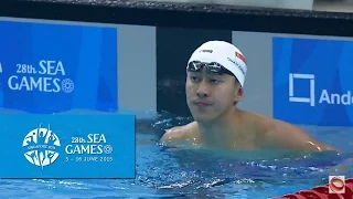 Swimming Men's 100m Backstroke Heat 1  (Day 1) | 28th SEA Games Singapore 2015